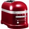 Grille-pain KITCHENAID Artisan 5KMT2204ECA - Rouge Pomme D'Amour -Smeg Soldes Boutique grille pain kitchenaid 2 tranches rouge pomme
