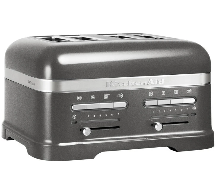 Toaster KitchenAid 5KMT4205EMS Artisan 4 Tranches Gris Etain 3 Toaster KitchenAid 5KMT4205EMS Artisan 4 Tranches Gris Etain