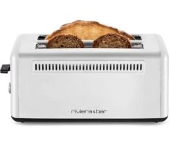 Grille Pain QGP480 Inox 2 Fentes - Riviera-et-Bar -Smeg Soldes Boutique grille pain riviera bar qgp480 1