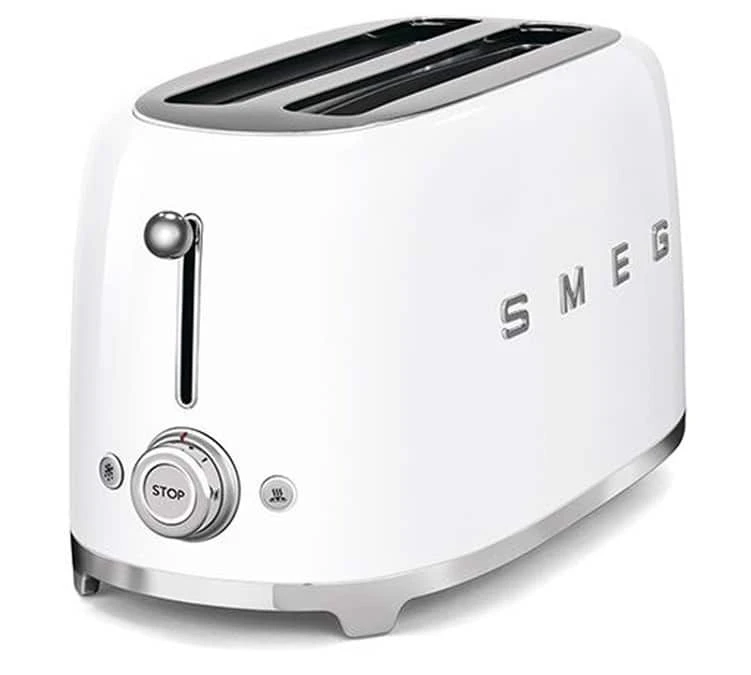 Grille-pain Smeg TSF02WHEU 4 Tranches Blanc 4 Grille-pain Smeg TSF02WHEU 4 Tranches Blanc – Image 2