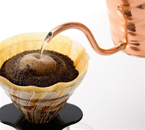 Bouilloire Versante Buono Kettle En Cuivre 90 Cl Col De Cygne - HARIO 4 Bouilloire Versante Buono Kettle En Cuivre 90 Cl Col De Cygne - HARIO – Image 2