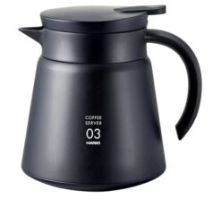 Carafe Isotherme V60 75 Cl Inox Double Paroi - Noir - HARIO