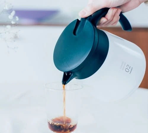 Carafe Isotherme V60 55 Cl Inox Double Paroi - Blanche - HARIO 5 Carafe Isotherme V60 55 Cl Inox Double Paroi - Blanche - HARIO – Image 3