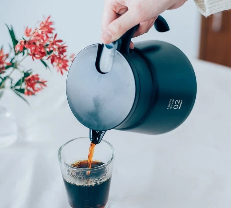 Carafe Isotherme V60 75 Cl Inox Double Paroi - Noir - HARIO 4 Carafe Isotherme V60 75 Cl Inox Double Paroi - Noir - HARIO – Image 2