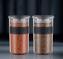 4 Bocaux Noirs - Conservation PC PRESSO - 25 Cl -BODUM -Smeg Soldes Boutique image secondaire boite 3.0