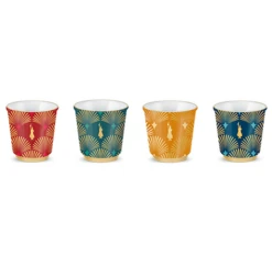 4 Tasses Déco Glamour - 33 Cl - BIALETTI -Smeg Soldes Boutique image secondaire tasses 1.0