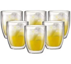 6 Verres Jumbo Double Paroi Bistro 48 Cl - Bodum 7 6 Verres Jumbo Double Paroi Bistro 48 Cl - Bodum -Smeg Soldes Boutique jumbo lotde6 1