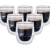 6 Verres Double Paroi Kronos 8cl - KINTO -Smeg Soldes Boutique kinto 10cl par6