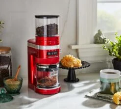 Moulin à Café KITCHENAID Artisan 5KCG8433ECA Pomme D'Amour 12 Moulin à Café KITCHENAID Artisan 5KCG8433ECA Pomme D'Amour -Smeg Soldes Boutique kitchenaid moulin rouge 5