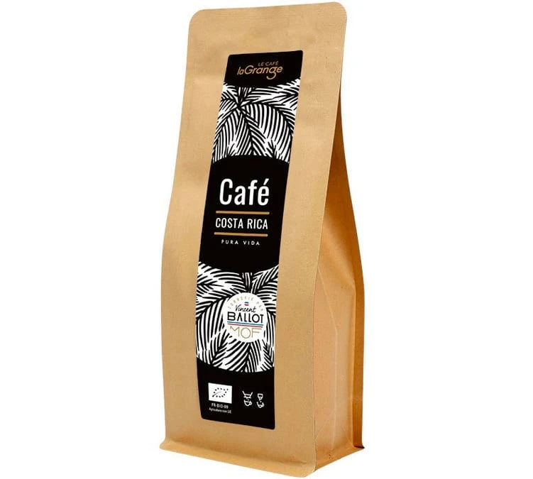 Café En Grain Bio - LaGrange Costa Rica - Meilleur Ouvrier De France - 200g 3 Café En Grain Bio - LaGrange Costa Rica - Meilleur Ouvrier De France - 200g