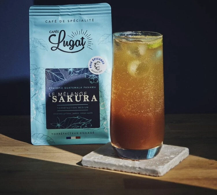 250g Café En Grains : Le Mélange Sakura - Cafés Lugat 4 250g Café En Grains : Le Mélange Sakura - Cafés Lugat – Image 2