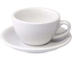 6 Tasses Cappucino Et Sous-tasses Egg 20 Cl Blanc - Loveramics 5 6 Tasses Cappucino Et Sous-tasses Egg 20 Cl Blanc - Loveramics -Smeg Soldes Boutique loveramics blanc20cl 3