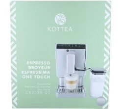 KOTTEA Espressima Silver One Touch CK307S.OT Garantie 3 Ans -Smeg Soldes Boutique machine a cafe kottea one touch 1