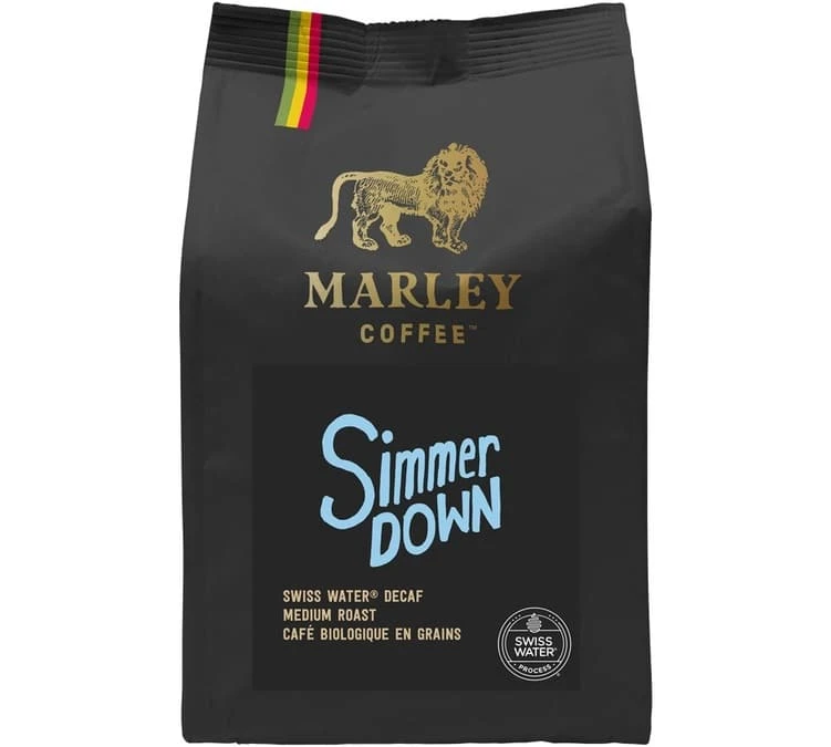 Café En Grain Bio Marley Coffee Simmer Down Décaféiné - 227g 3 Café En Grain Bio Marley Coffee Simmer Down Décaféiné - 227g