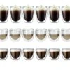 18 Verres Double Paroi Pavina 8cl - 25cl - 35cl - Bodum -Smeg Soldes Boutique megapackbodum