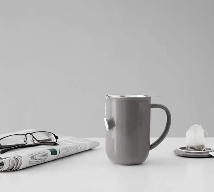 Mug Minima Wool Grey 50 Cl Avec Infuseur Inox - VIVA SCANDINAVIA 6 Mug Minima Wool Grey 50 Cl Avec Infuseur Inox - VIVA SCANDINAVIA – Image 4