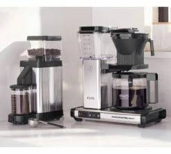 Moulin à Café MOCCAMASTER KM5 - Aluminium Poli -Smeg Soldes Boutique moccamaster moulin set