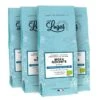 4x250g Café En Grain Bio - Ethiopie Moka Nekemte - CAFES LUGAT -Smeg Soldes Boutique moka nekemte packshot lugat bundle classique 250g 2021 1