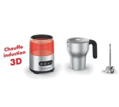 Mousseur à Lait / Chocolatière Induction Inox BCL540- Riviera-et-Bar -Smeg Soldes Boutique mousseur rievera1