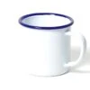 Mug - 35 Cl - Blanc Avec Bordure Bleue FALCON ENAMELWARE