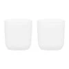 Set De 2 Mugs Douro Double Paroi - Porcelaine Blanche - 10cl - BODUM