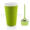 Lot Mug Ondulé 45cl Vert + Infuseur à Thé - Les Artistes Paris 1 Lot Mug Ondulé 45cl Vert + Infuseur à Thé - Les Artistes Paris -Smeg Soldes Boutique muget infuseurvert
