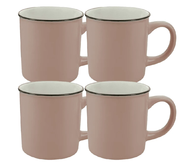 Mug AOC - Retro Rose - 4x 250 Ml 3 Mug AOC - Retro Rose - 4x 250 Ml