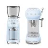 Set Petit-Déjeuner Machine Expresso ECF01PBEU Et Moulin à Café CGF01PBEU Bleu Azur - SMEG -Smeg Soldes Boutique pack bleu azur 1