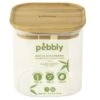 Boîte De Conservation Carrée - En Verre Et Bambou 800ml - PEBBLY 1 Boîte De Conservation Carrée - En Verre Et Bambou 800ml - PEBBLY -Smeg Soldes Boutique pebblycarre80
