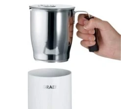 Mousseur à Lait électrique Blanc MS701EU - Graef -Smeg Soldes Boutique pichet graef blanc verseuse