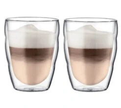 Verres Double Paroi BODUM - Pilatus 8cl, 25cl Et 35cl -Smeg Soldes Boutique pilatus25cl