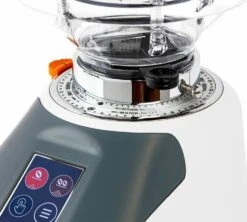 Moulin à Café QUAMAR Nemo-Q/E Blanc Mat Et Gris Bleu -Smeg Soldes Boutique quamar nemoqe blanc 3