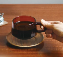 Tasse + Sous Tasses - KINTO - 27 Cl Ambre 7 Tasse + Sous Tasses - KINTO - 27 Cl Ambre -Smeg Soldes Boutique s1