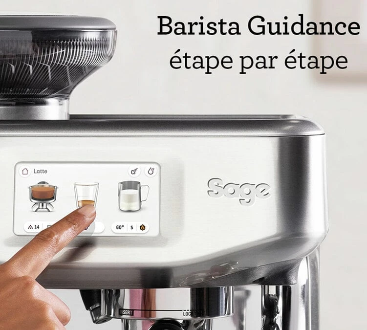 Machine Expresso SAGE Barista Touch Impress SES881BST4FEU1 Inox Noir 5 Machine Expresso SAGE Barista Touch Impress SES881BST4FEU1 Inox Noir – Image 3