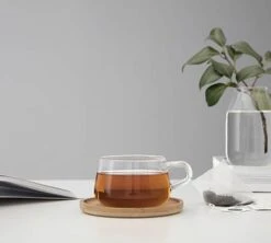 Mug Et Sous Tasse En Bambou - 30 Cl - Viva Scandinavia -Smeg Soldes Boutique scandinavia mug et bambou2
