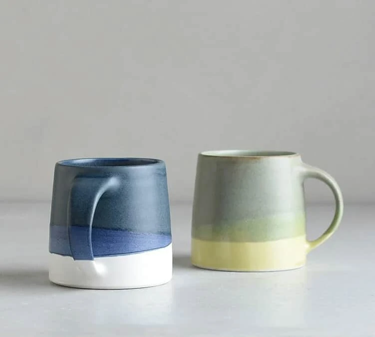 Tasses KINTO SCS-03 Blanc Et Bleu Marine 320 Ml 6 Tasses KINTO SCS-03 Blanc Et Bleu Marine 320 Ml – Image 4