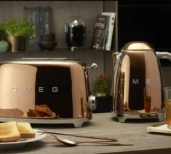 Bouilloire SMEG KLF03RGEU Cuivre - 1.7L + Offre Cadeau -Smeg Soldes Boutique smeg b et gp