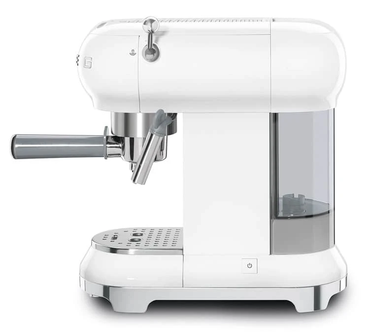 Set Petit-Déjeuner Machine Expresso ECF01WHEU Et Moulin à Café CGF01WHEU Blanc- SMEG 4 Set Petit-Déjeuner Machine Expresso ECF01WHEU Et Moulin à Café CGF01WHEU Blanc- SMEG – Image 2