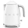 Bouilloire SMEG KLF03WHMEU Blanc Mat - 1.7L + Offre Cadeau -Smeg Soldes Boutique smeg bouilloire blanche1