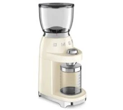 Moulin à Café SMEG Crème CGF01CREU Années 50 -Smeg Soldes Boutique smeg broyeur creme 2 1