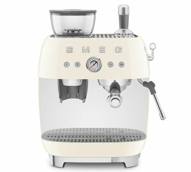 Machine Expresso SMEG EGF03CREU Crème Années 50 Avec Moulin Intégré 3 Machine Expresso SMEG EGF03CREU Crème Années 50 Avec Moulin Intégré