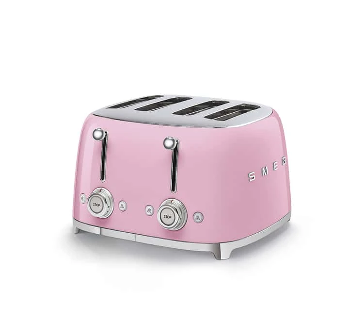 Grille-pain TSF03PKEU 4 Tranches Rose Vernis - SMEG 3 Grille-pain TSF03PKEU 4 Tranches Rose Vernis - SMEG