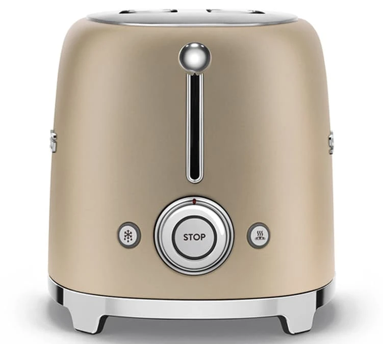 Grille-pain TSF01CHMEU 2 Tranches Or Mat - SMEG 5 Grille-pain TSF01CHMEU 2 Tranches Or Mat - SMEG – Image 3