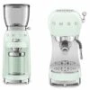 Set Petit-Déjeuner Machine Expresso ECF01PGEU Et Moulin à Café CGF01PGEU Vert D'eau - SMEG -Smeg Soldes Boutique smeg pack vert 1 1