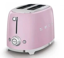 Grille-pain TSF01PKEU 2 Tranches - Rose - SMEG -Smeg Soldes Boutique smeg toaster rose2
