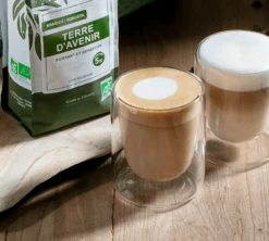 Pack 500 G Café En Grain Bio Terre D'avenir Et Mélange Sirga - GREEN LION COFFEE -Smeg Soldes Boutique ta 3