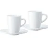 Tasses - JURA - Tasses + Sous Tasses Espresso 8cl X2 -Smeg Soldes Boutique tasse jurax2