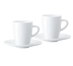 Tasses - JURA - Tasses + Sous Tasses Espresso 8cl X2