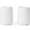 Lot De 2 Tasses Nicola En Porcelaine Blanche 15cl - Viva Scandinavia -Smeg Soldes Boutique tasses blc 15cl vivascandinavia