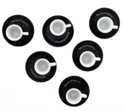 Tasses - ZICAFFE - Tasses Et Sous-tasses The Art Of Espresso 7 Cl -Smeg Soldes Boutique tasses dessus